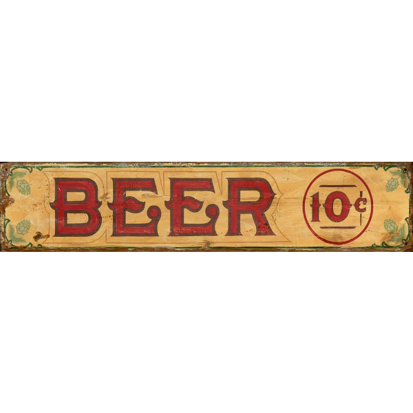 Personalized Vintage Beer Sign