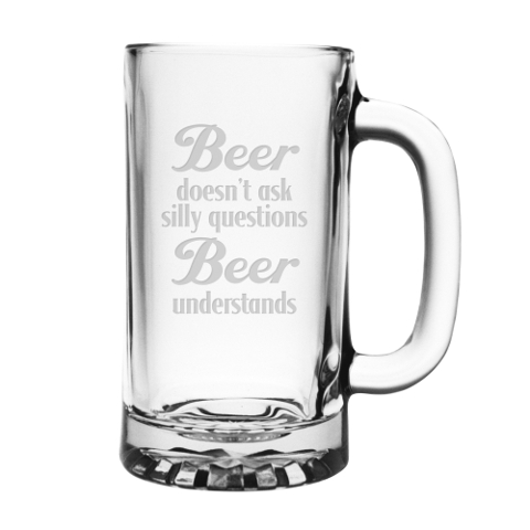 Beer Understands Pub Beer Mugs (set of 4)