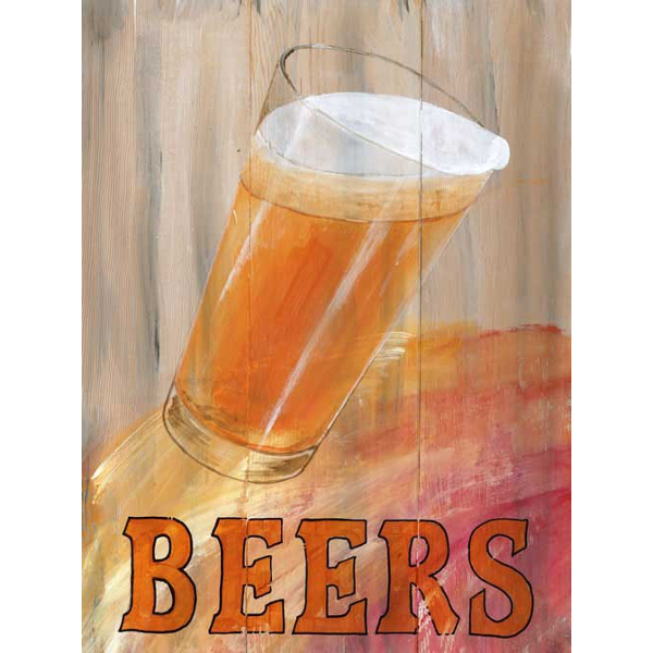 Personalized Beer Glass Sign
