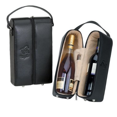 The Vineyard Leather Wine Case with Logo (50 Pieces)