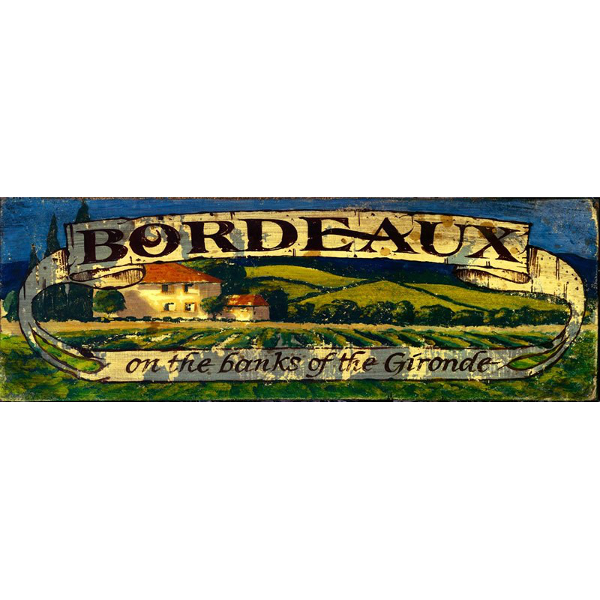 Custom Bordeaux Wine Sign