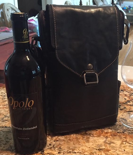 Voyager Crossbody Messenger & Wine Bag, Leather