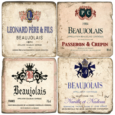 Beaujolais Wine Coasters