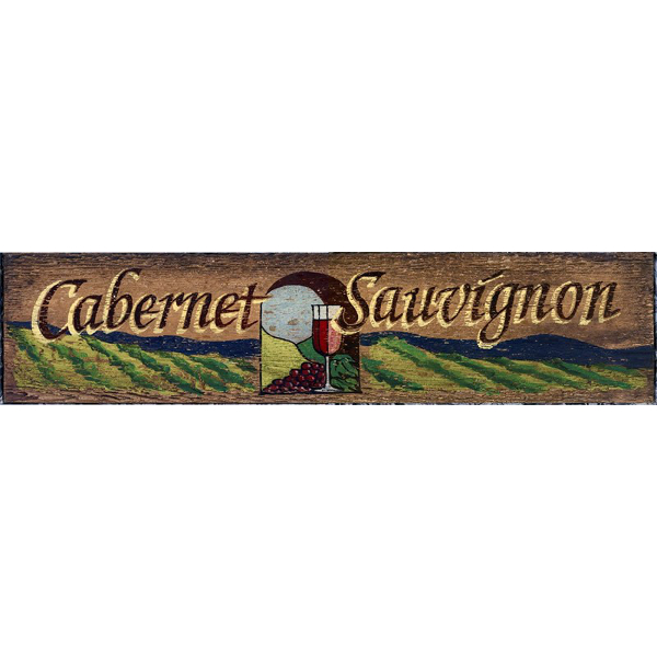 Cabernet Sauvignon Wine Sign