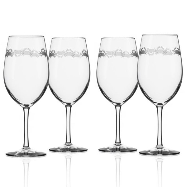 Cast of Crabs All Purpose Wine Glasses Set of 4