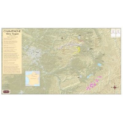 Champagne Region Map, France