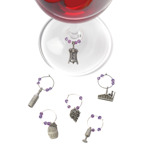 Charming Winery Wine Charms