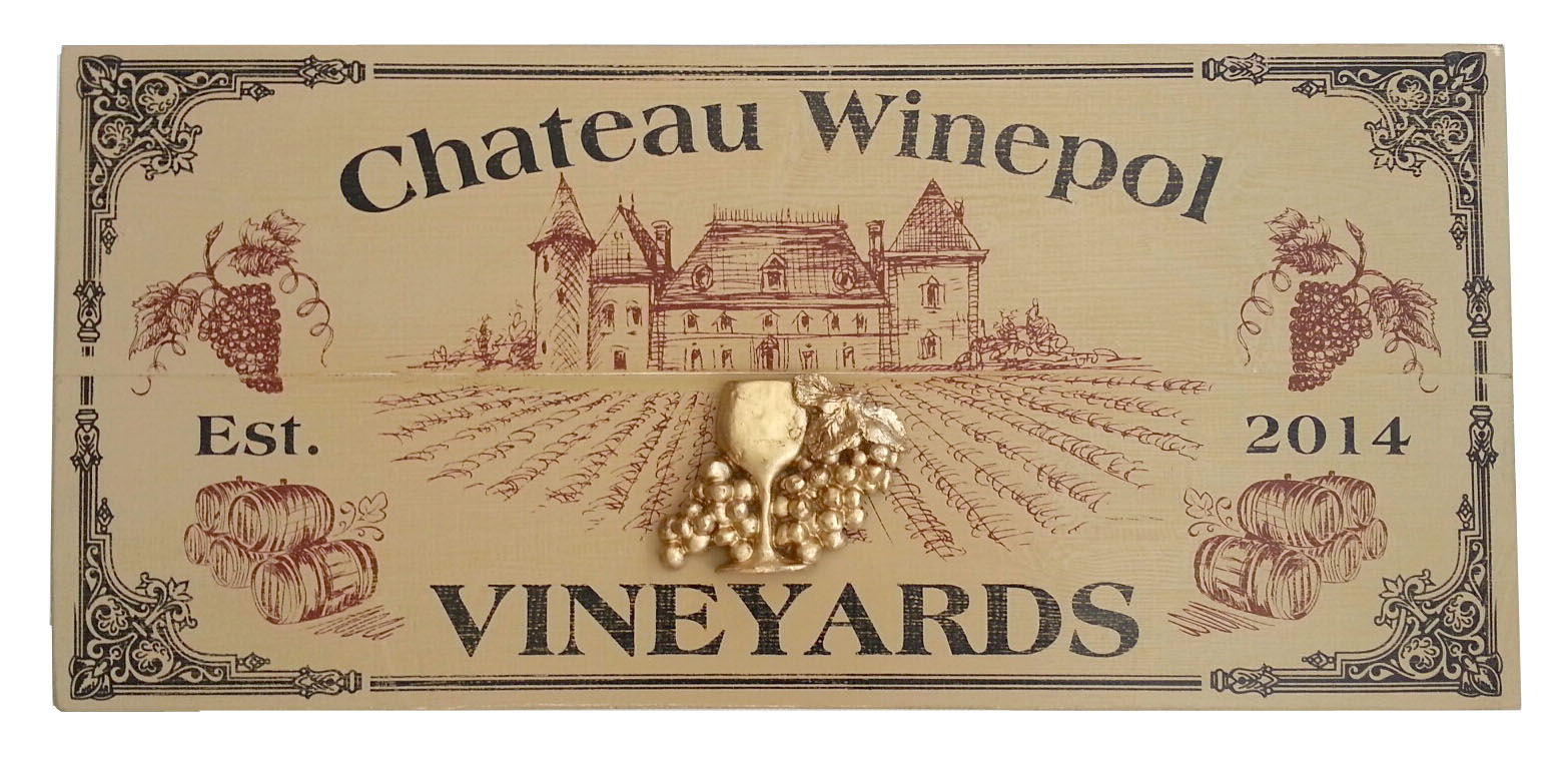 Chateau Vineyards Personalized Sign
