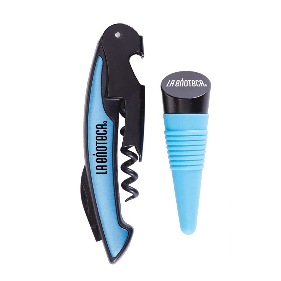 Custom Branded Corkscrew with Bottle Stopper (set of 72)