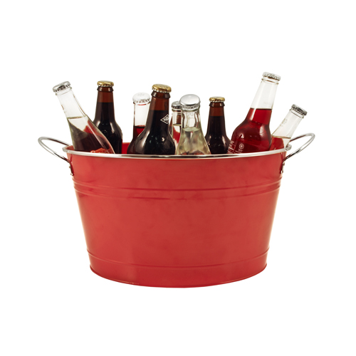 Big Red Galvanized Beverage Chiller Tub