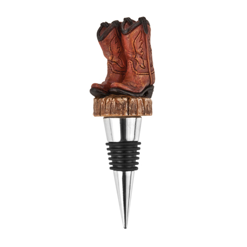 Cowboy Boots Wine Bottle Stopper