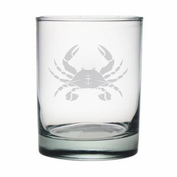 Crab Whiskey Glasses (set of 4)