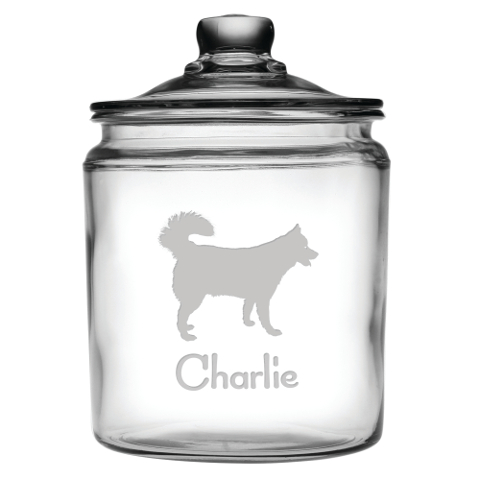 Personalized Pet Breed Treats Jar