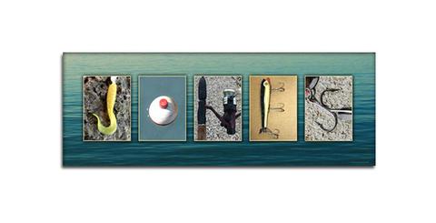 Fishing Letter Art