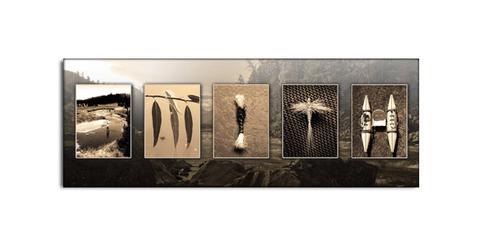 Fly Fishing Letter Art