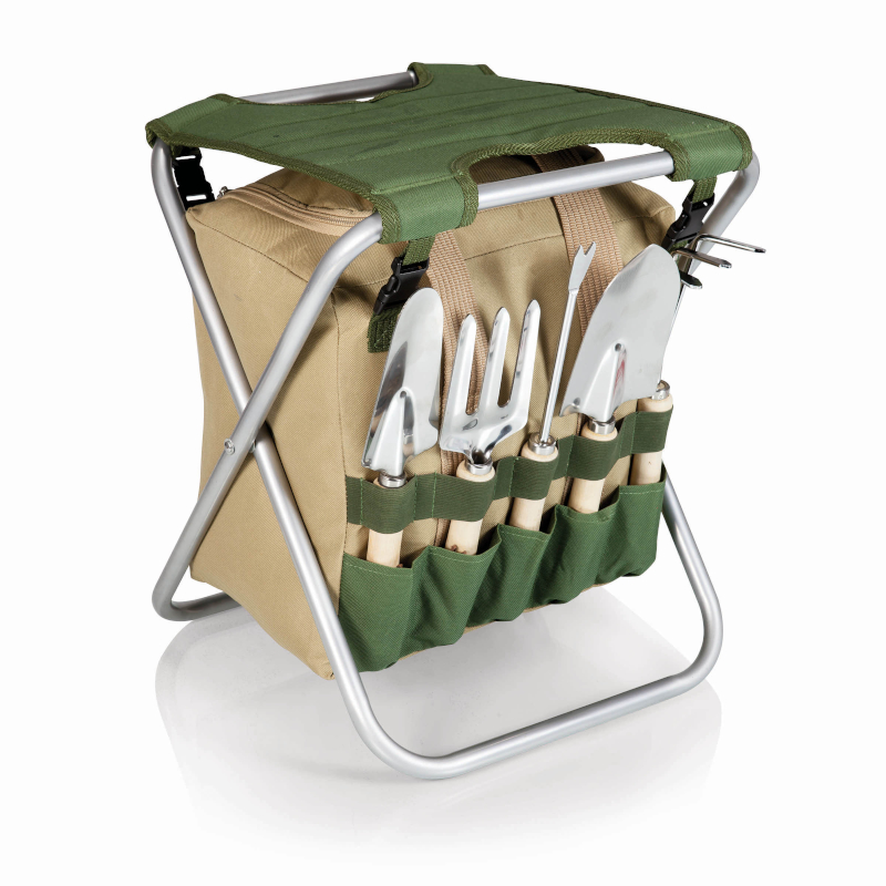 Gardener-Seat With 5Pc Garden Tool Kit