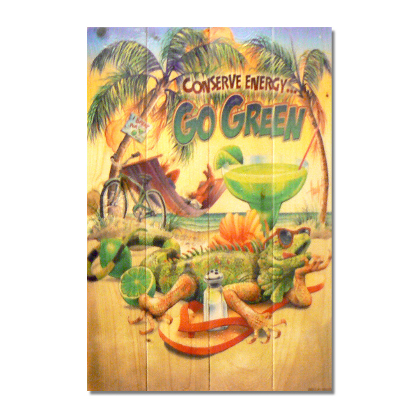 Go Green Gizaun Wall Art