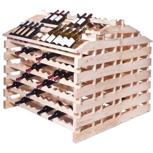 312 Bottle Wooden Modular Wine Storage System - Natural