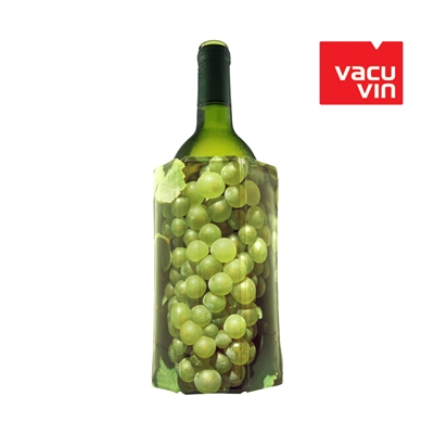 Vacu Vin Rapid Ice Cooler Grapes White Bottle Wrap
