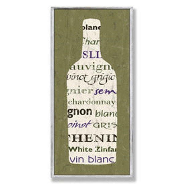 Green Wine Bottle Wall Art