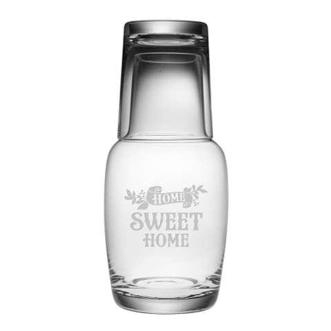 Home Sweet Home Water Carafe and Glass Set