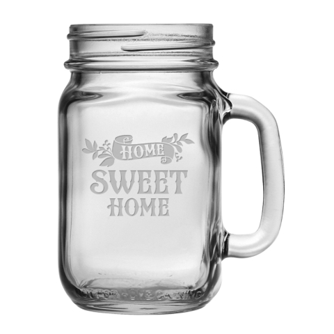 Home Sweet Home Mason Jar Mugs (set of 4)
