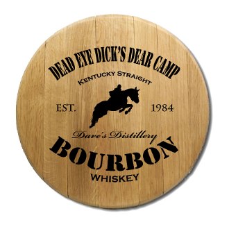 Kentucky Bourbon Barrel Head Sign