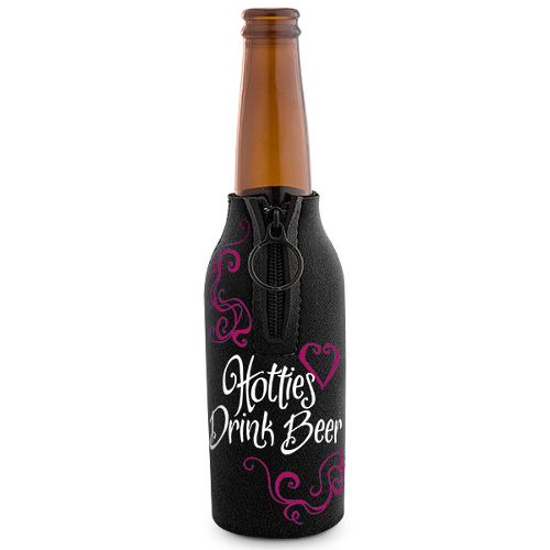 Hotties Drink Beer Neoprene Bottle Coozie