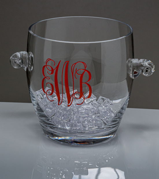 Monogrammed Valhalla Ice Bucket/Champagne Cooler