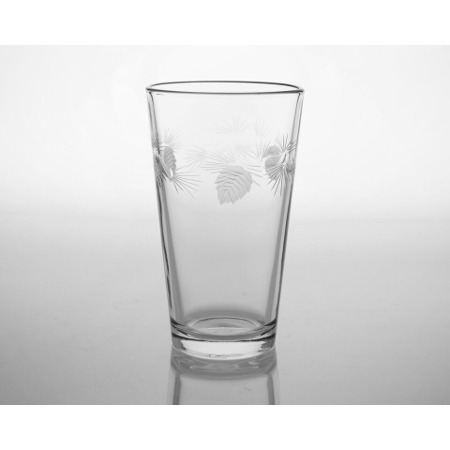 Icy Pine Etched Pint Glasses (set of 4)