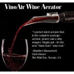 VinoAir Wine Aerator, Pourer and Drip Stopper