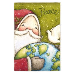 Peace Santa Flag