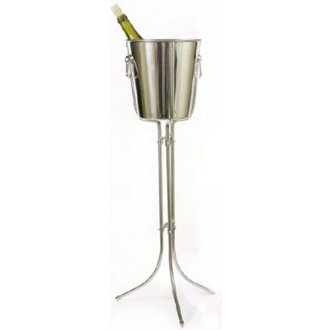 Stainless Steel Champagne Bucket with Stand