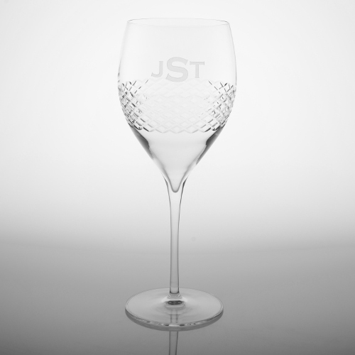 Diamond Monogram XL Red Wine Glasses (set of 4)
