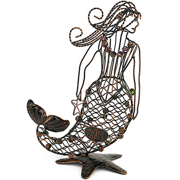 Mermaid Wine Cork Cage Corks Holder