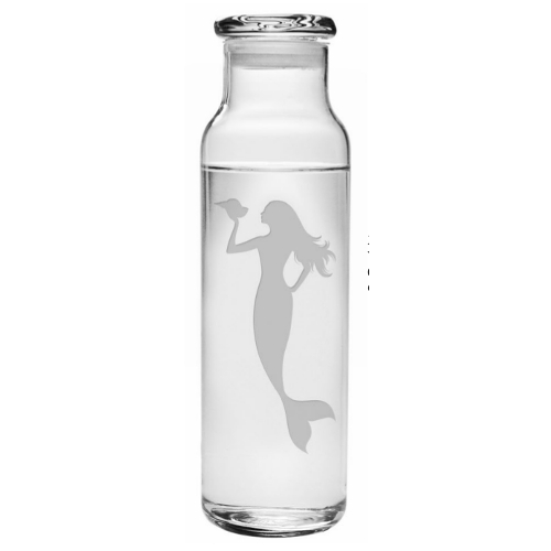 Mermaid Water Bottle with Lid