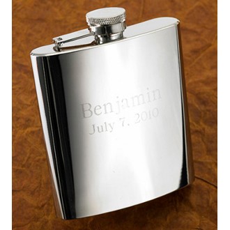 Personalized Mirror Flask