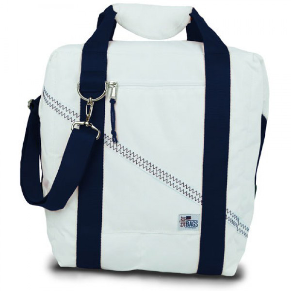 Newport 24-Pack Beer Cooler Bag with Blue Straps