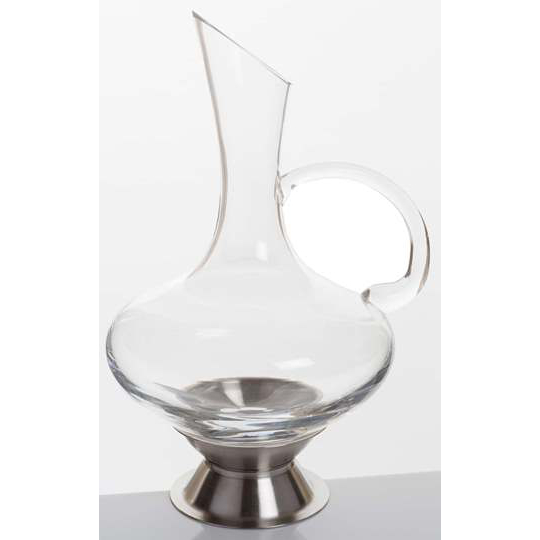 Virtual Orbital Wine Decanter with Stainless Steel Base