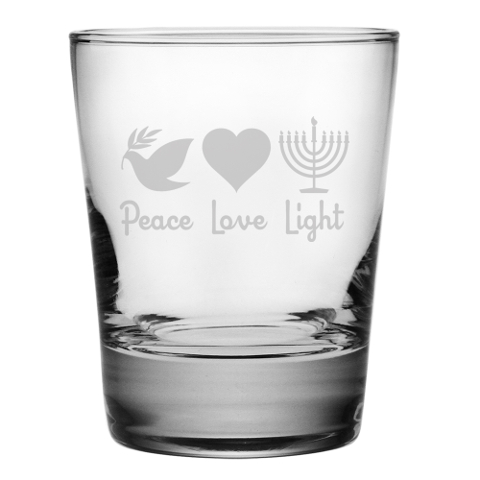 Peace Love Light DOF Glasses (set of 4)
