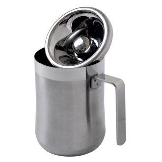 Personal Spittoon, Brushed Stainless Steel