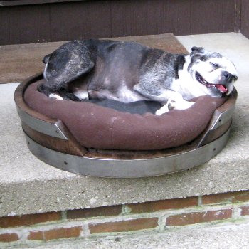 Wine Barrel Pet Bed
