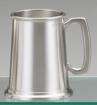 Pewter Classic Tankard, Satin Matte
