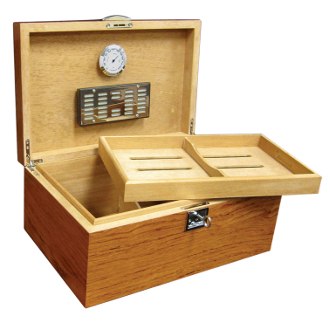The Princeton Bubinga Cigar Humidor