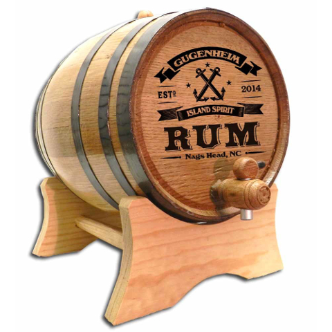 Anchor Rum Make Your Own Spirits Personalized Oak Barrel