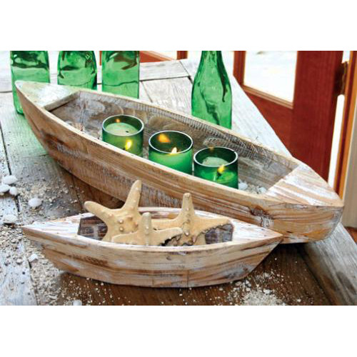Set Of Two Wooden Boats
