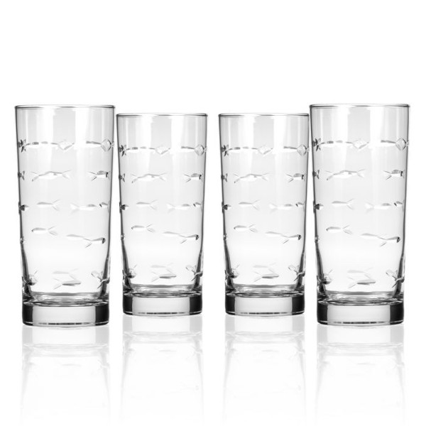 School of Fish Cooler Glasses (set of 4)