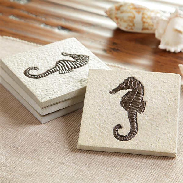 Sea Horse Coasters (Set of 4)