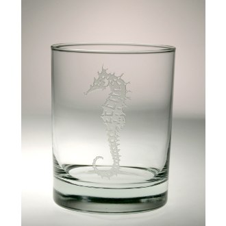 Seahorse Double Old Fashioned Glasses