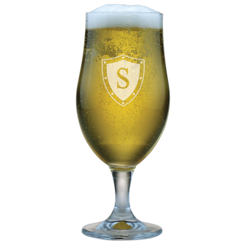 Single Letter Personalized Beer Chalices (set of 4)